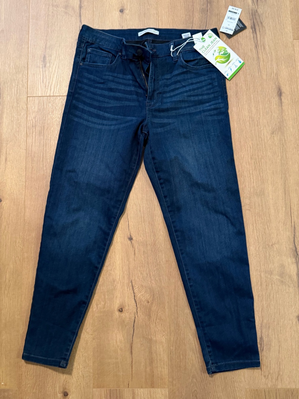 Celebrity Pink Indigo Skinny Jeans — Women's Dark Indigo Stretch